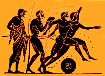 Como os gregos chamavam o atletismo?